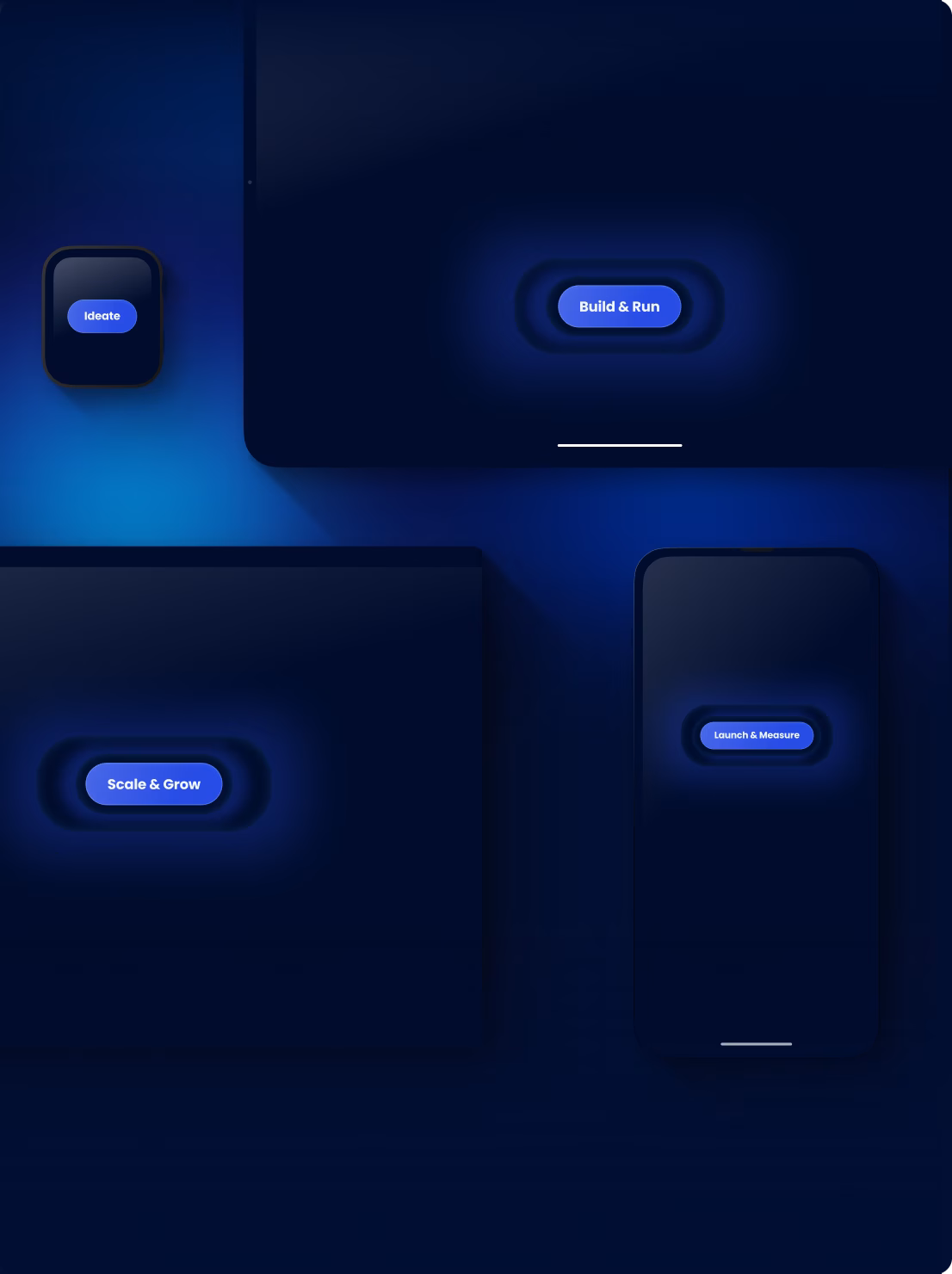 a screenshot of a cell phone and tablet